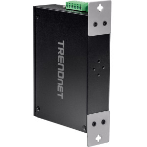 TRENDnet TI-E80 8-Port Ethernet Switch, 8 fast ethernet ports, 1.6 Gbps switching capacity, DIN-rail/wall mount
